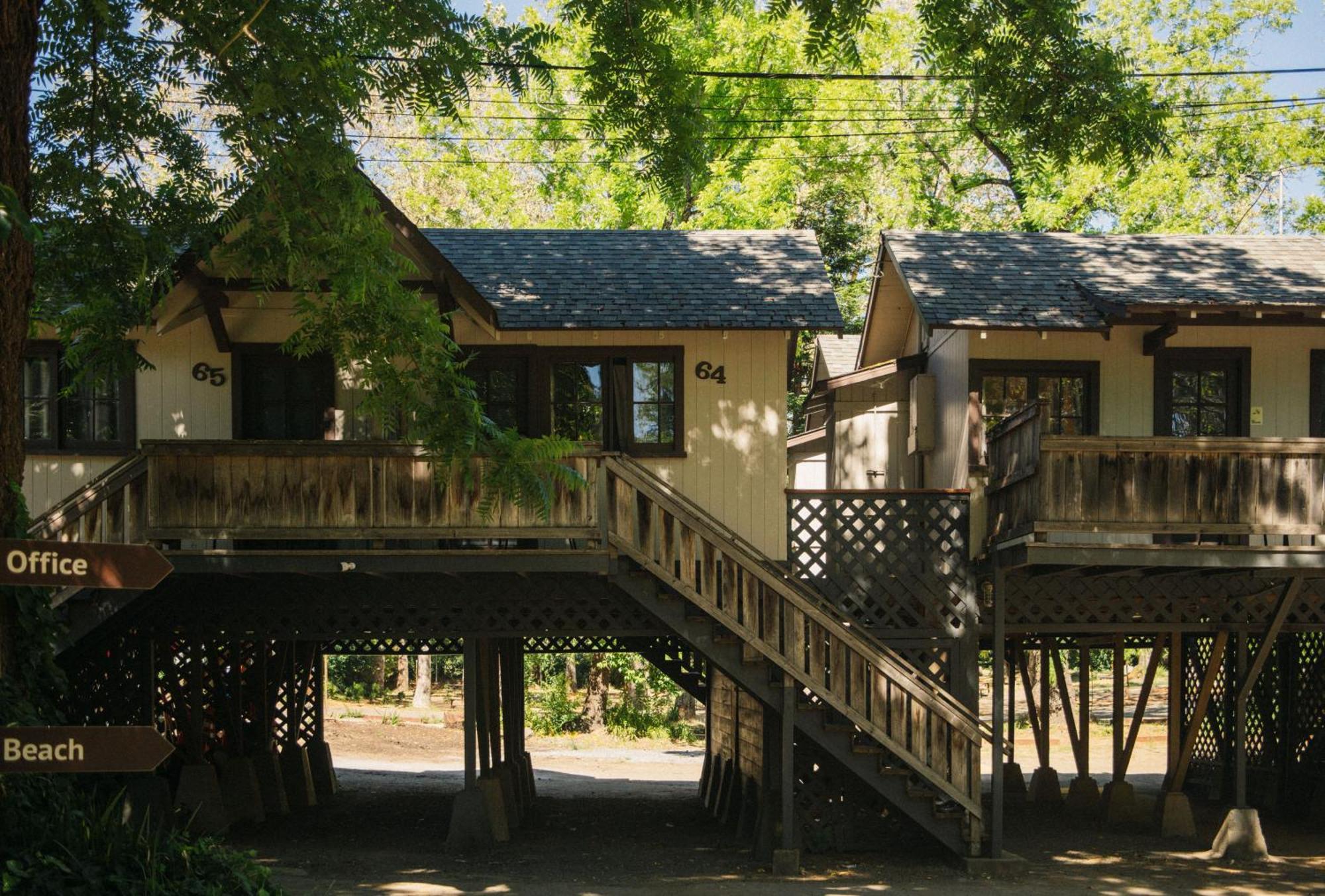 Johnson'S Beach Cabins And Campground Guerneville Buitenkant foto