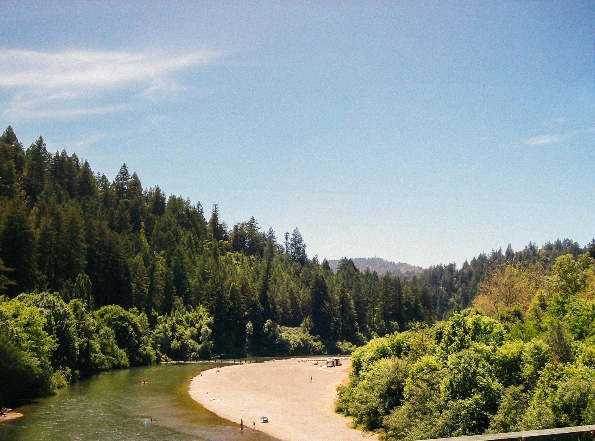 Johnson'S Beach Cabins And Campground Guerneville Buitenkant foto